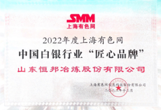 2022年度上海有色网中国白银小优污片视频APP下载“匠心品牌”